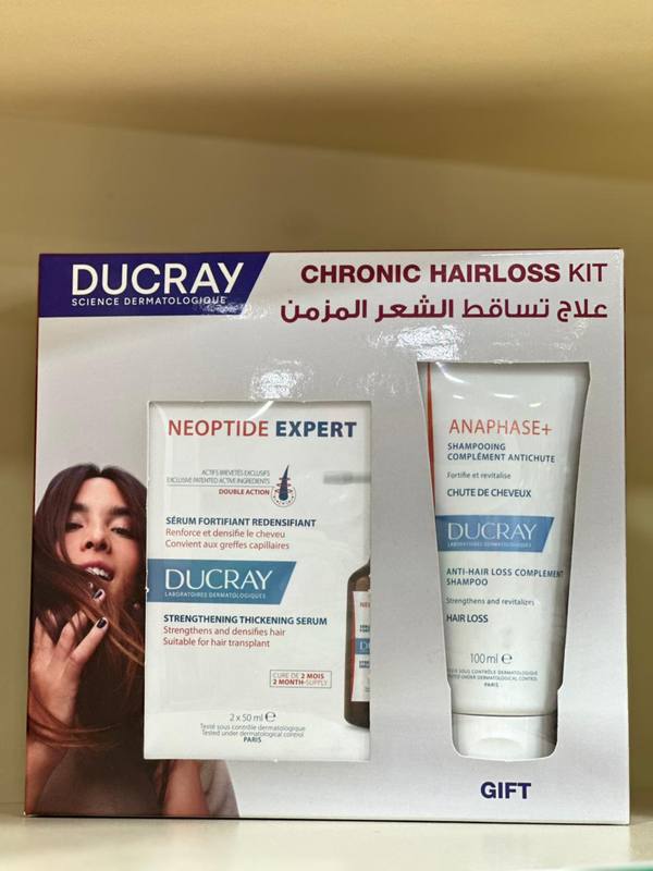 Ducray Neoptide Expert chronic hair loss kit with strengthening serum