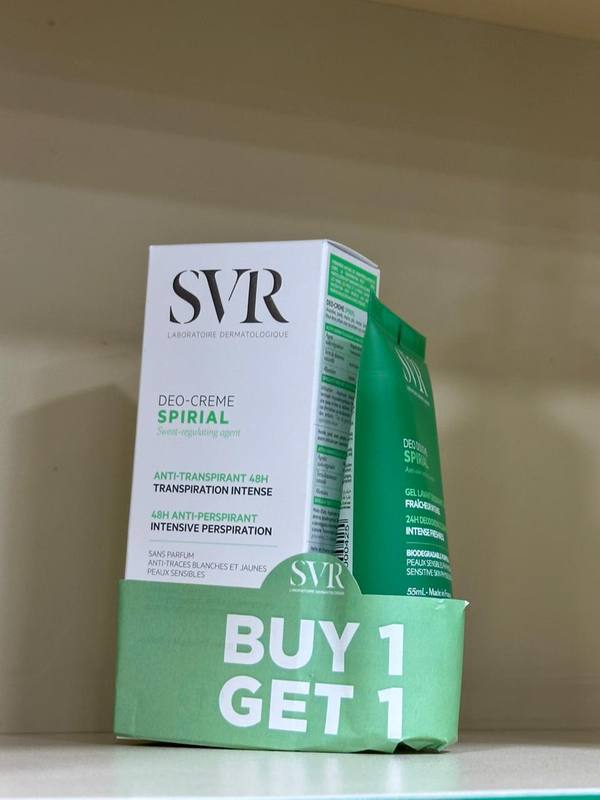 Spirial Déo-Crème Anti-Transpirant SVR