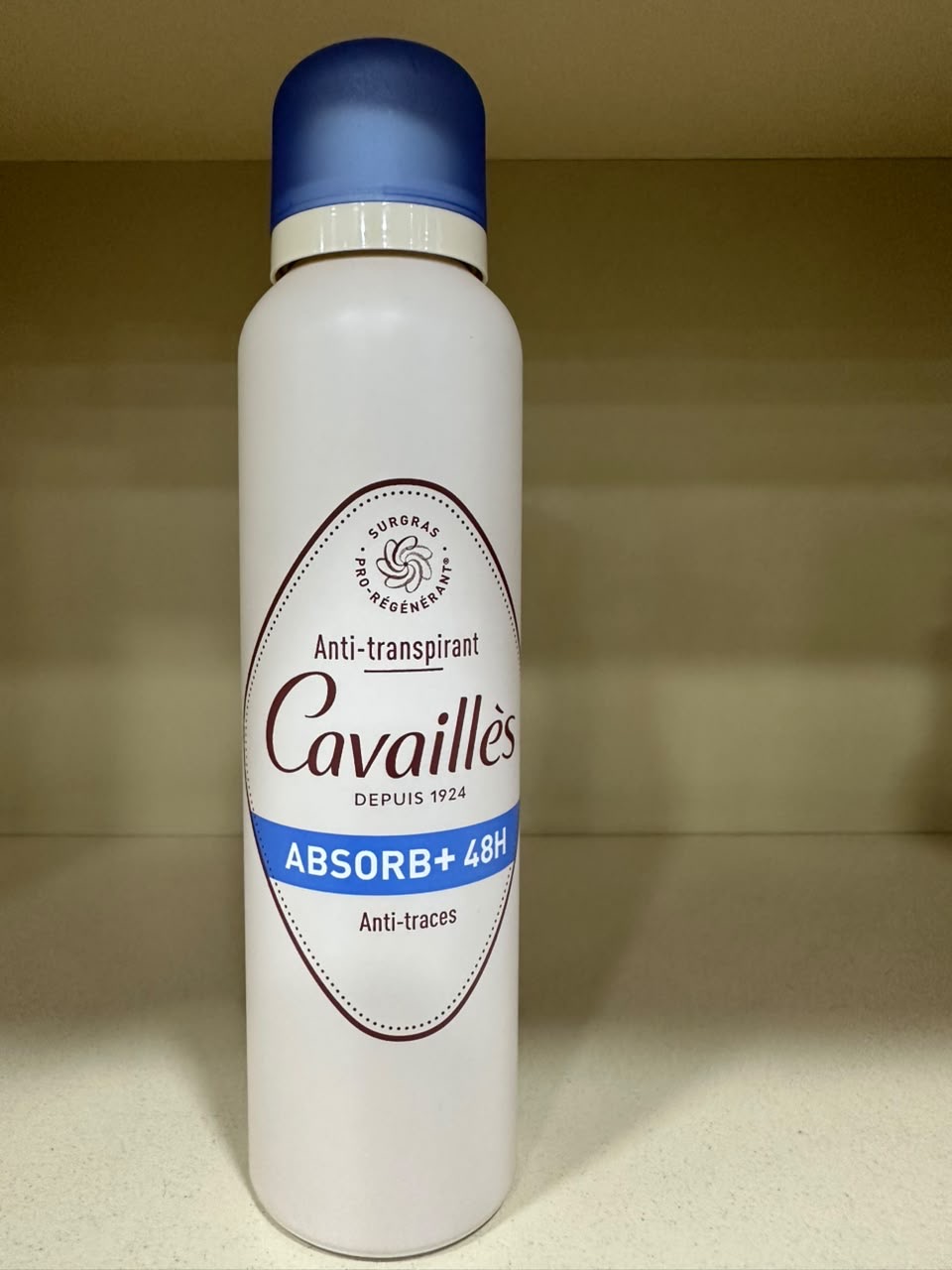 Cavaillès Absorb+ 48H spray antiperspirant