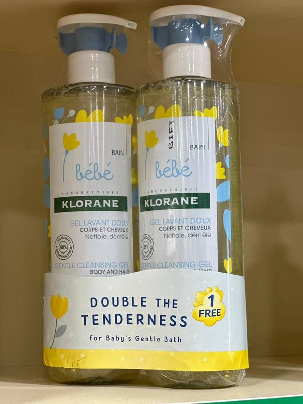 Klorane Bébé gentle cleansing gel for body and hair