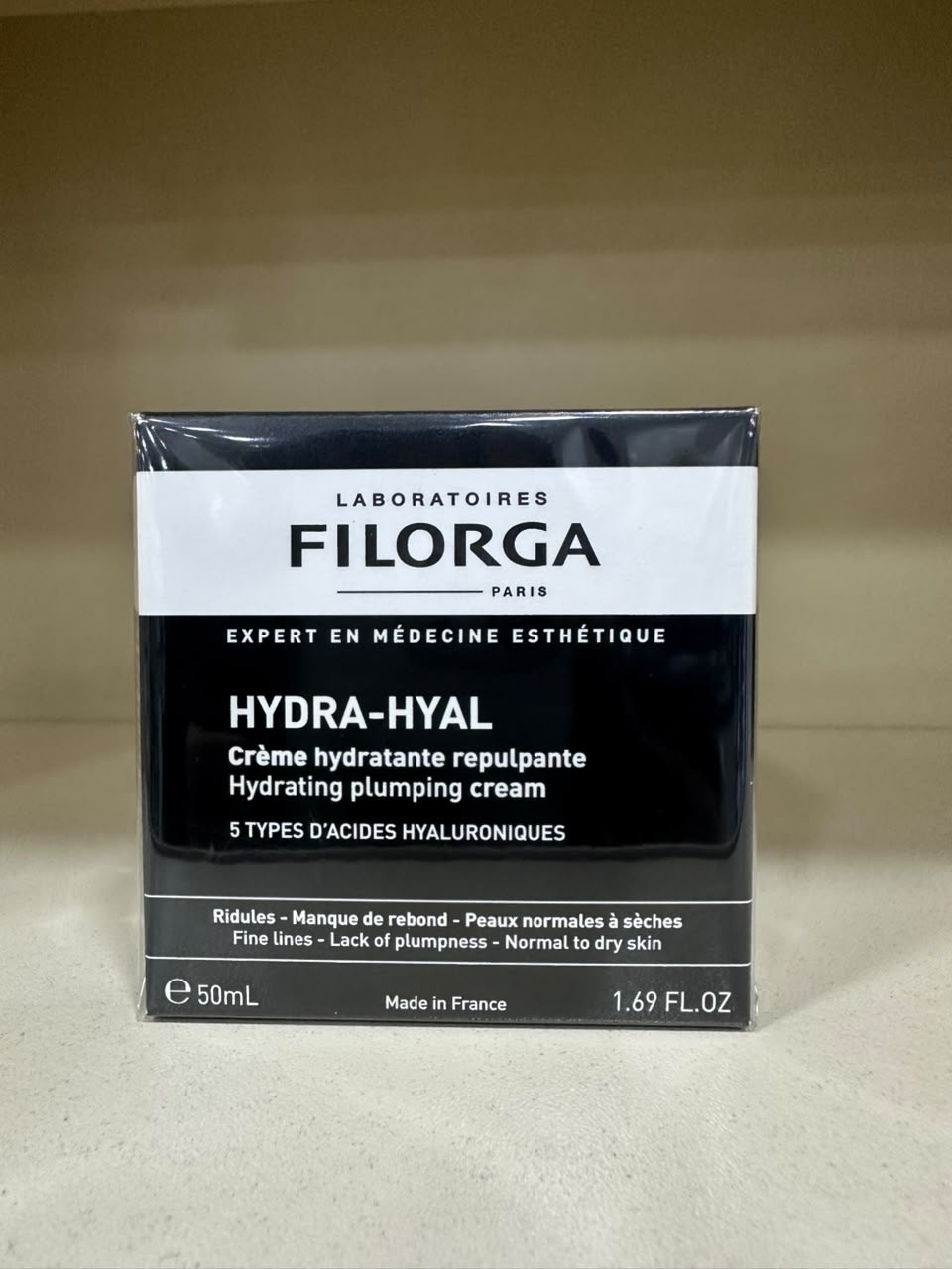Filorga Hydra-Hyal hydrating plumping cream with 5 types of hyaluronic acid